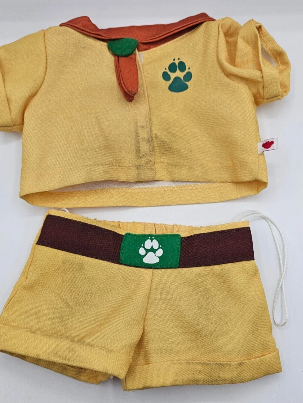 Build a Bear Girl Scouts Cadette Uniform Outfit Yellow